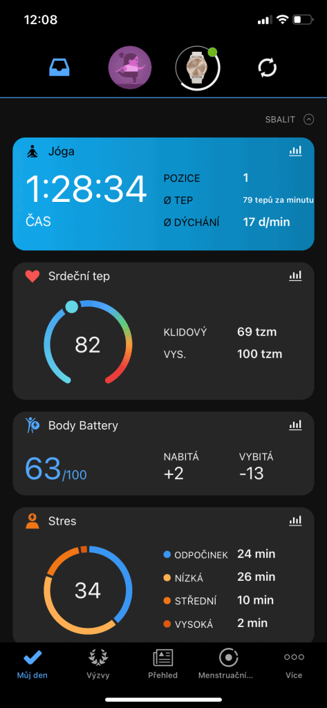A mobilalkalmazás kezdőképernyője