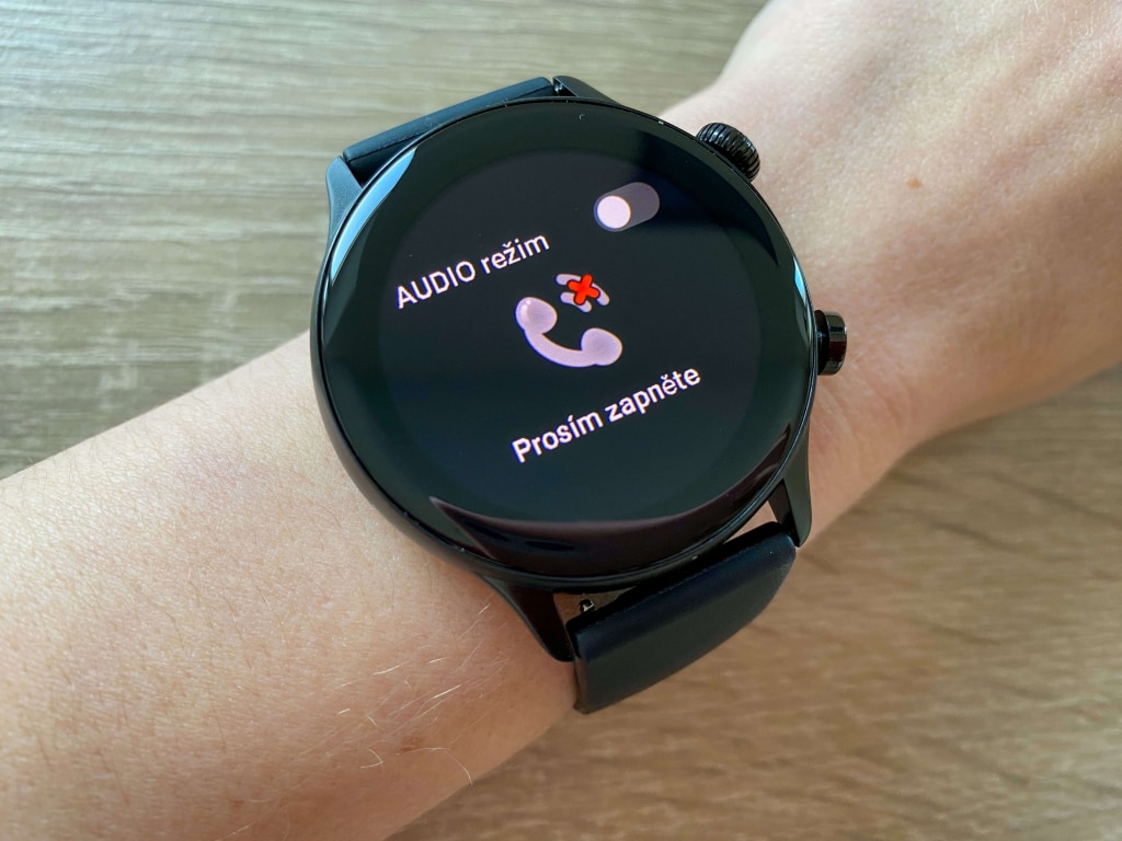 Az audio módot be kell kapcsolni