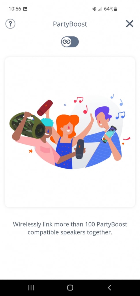 A PartyBoost funkció lehetővé teszi több JBL hangszóró szinkronizálását