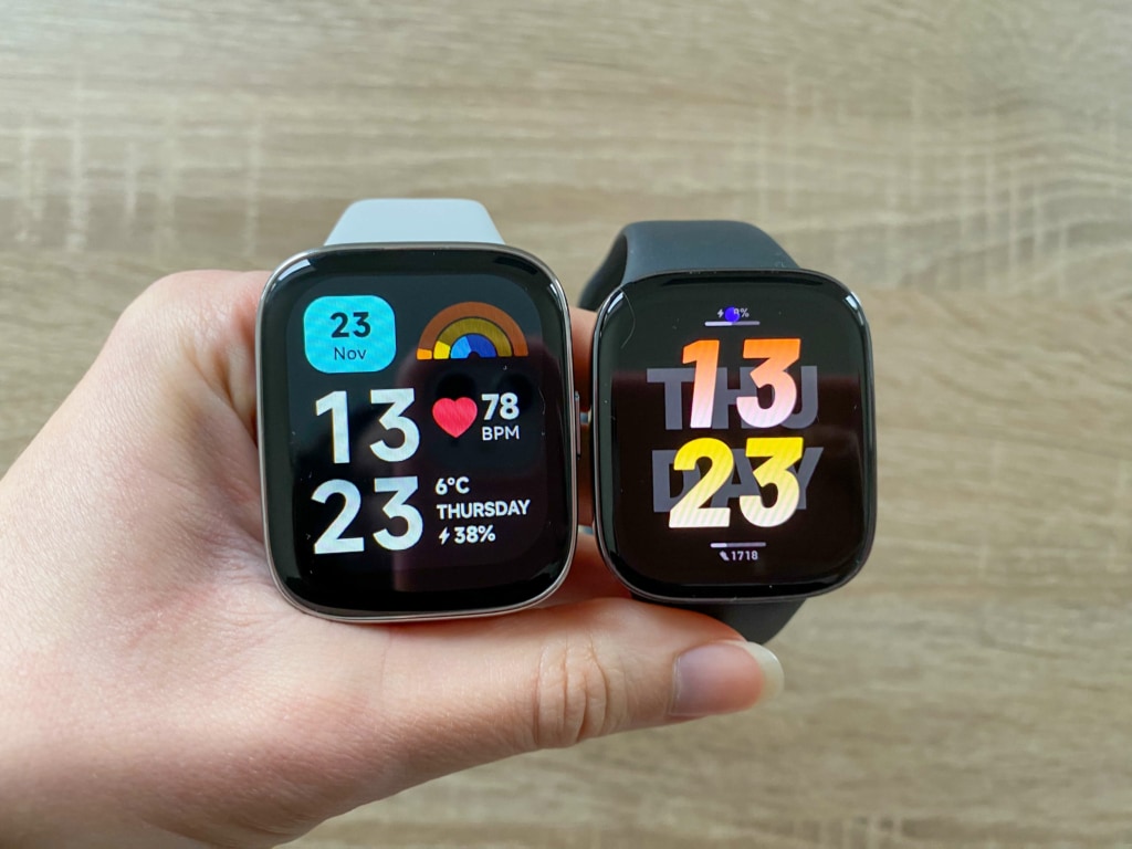 A Redmi Watch 3 és a Watch 3 Active összehasonlítása