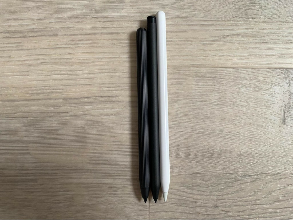A stylusok hasonló méretűek