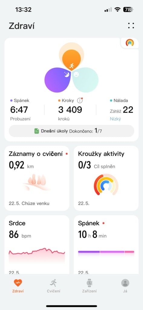 Huawei Health mobilalkalmazás