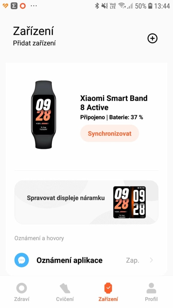 Fitness karkötő beállításai