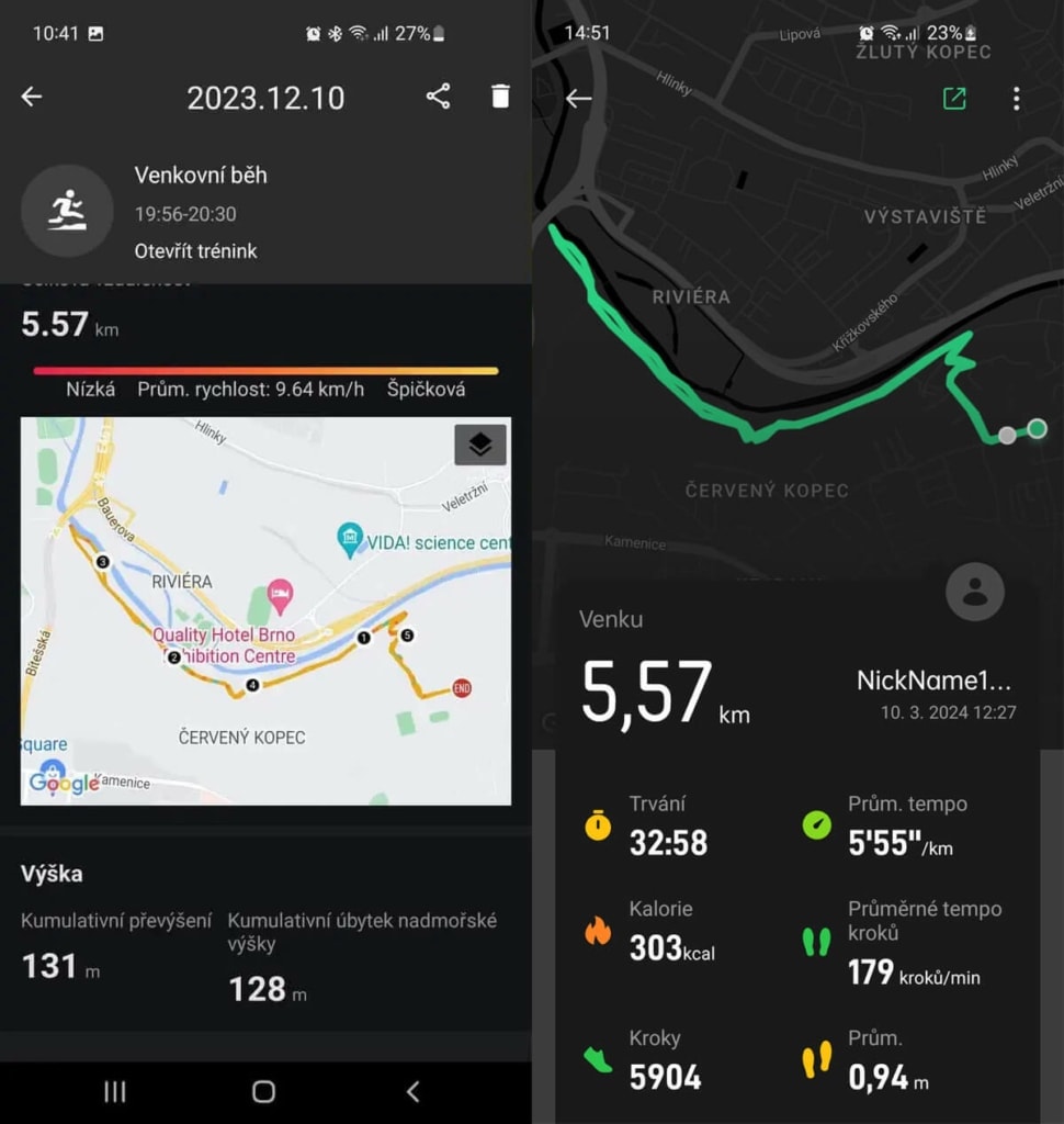 A GPS pontossága a TicWatch Pro 5 GPS-hez hasonló