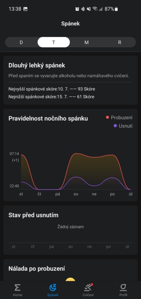 A hosszú távú statisztikákat grafikonok kísérik