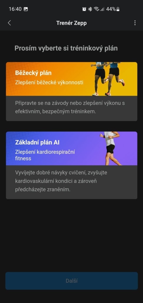 Kétféle edzéstípust kínál