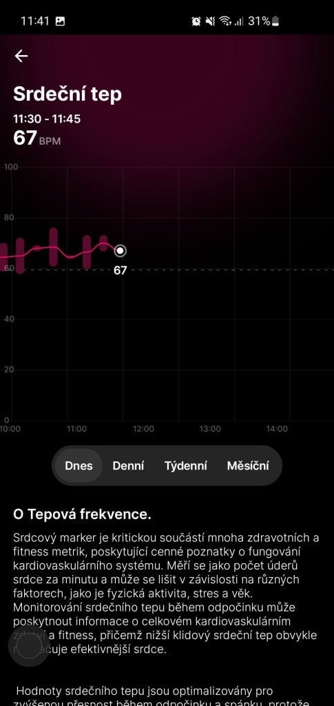 A pulzusszám mérése 15 percenként történik