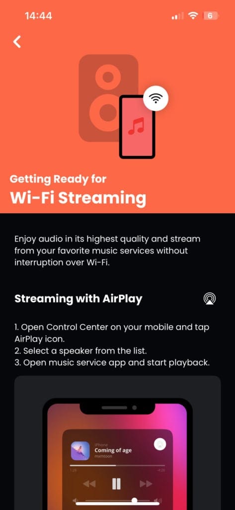 Wi-Fi streaming