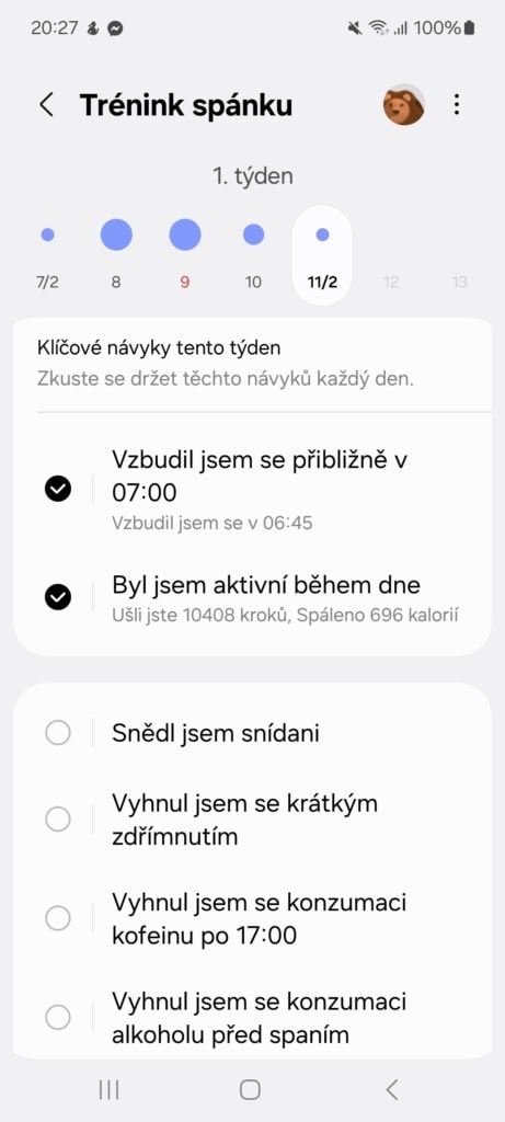 Jó alvási szokások képzése