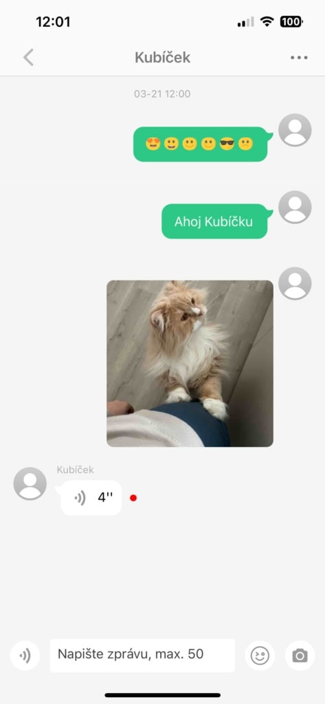Beszélgetés a szülők alkalmazásában