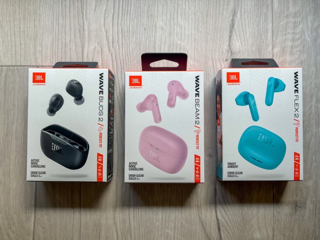 JBL Wave 2 fülhallgató csomagolása